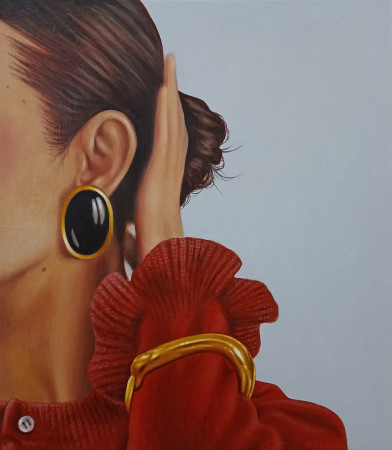 No Better And No Worse - oil on canvas - cm 80x70 - 2026